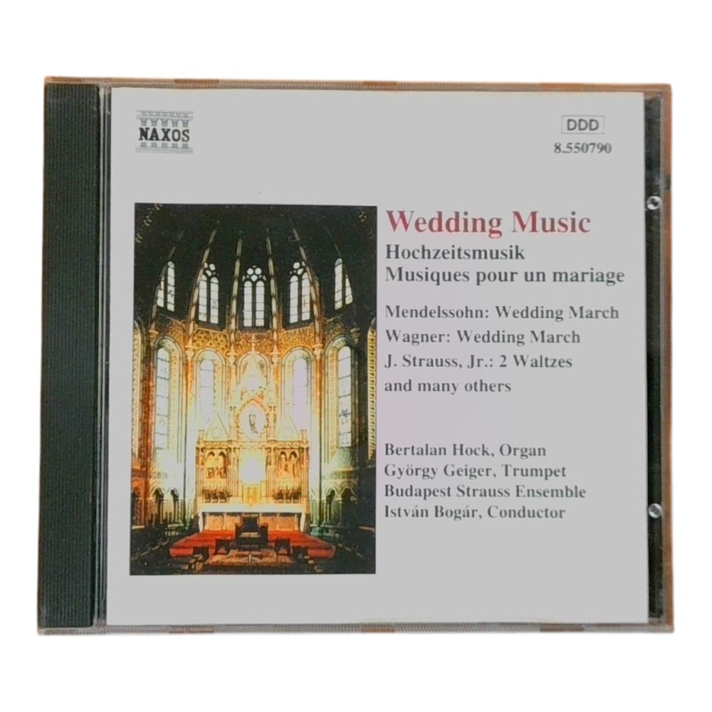 Wedding Music CD Classical Naxos 8.550790 Mendelssohn Wagner Strauss‎ Bach Organ